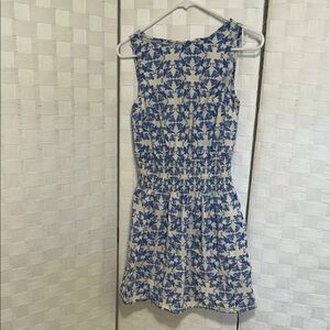 Universal Thread Blue and White Floral Mini Dress